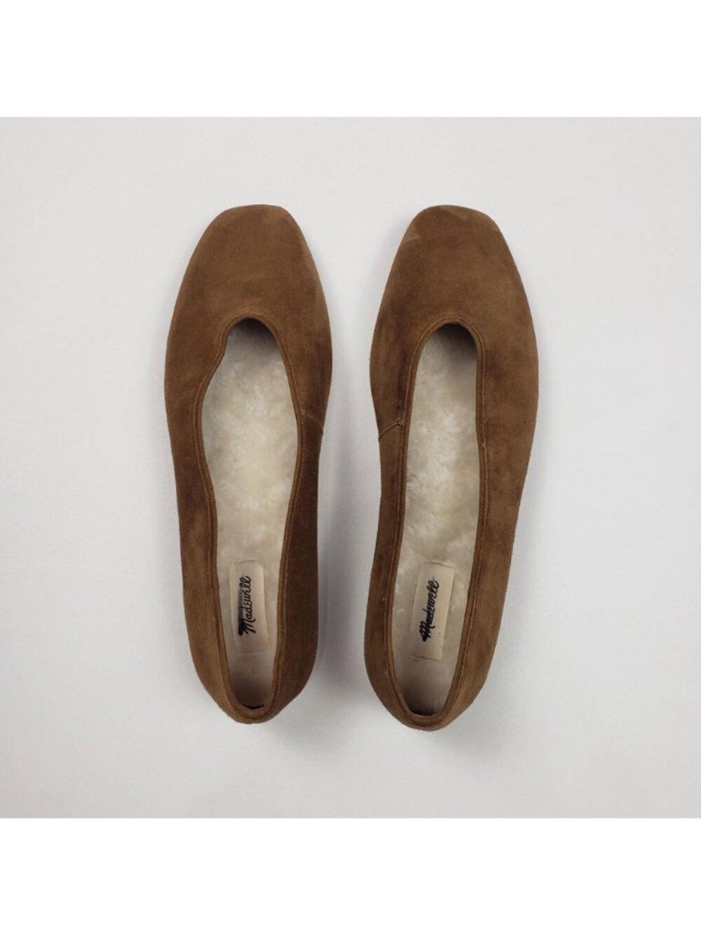 Madewell The Mylie Ballet Flat Warm Chestnut Brown Suede Women’s 7M NWOB - Picture 9 of 16